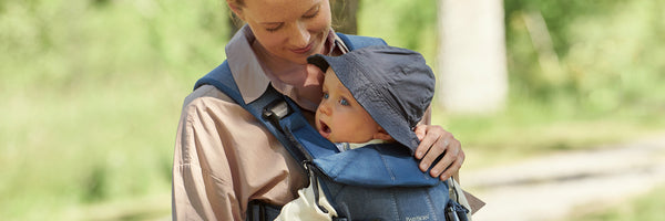 Woman Hiking with Baby in Ergobaby Baby Carrier