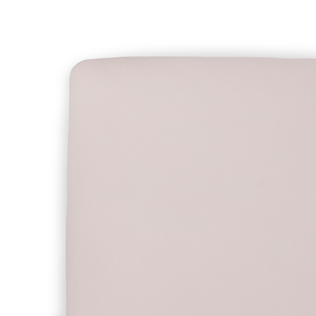 Little Unicorn Stretch Knit Crib Sheet - Soft Blush on crib mattress, soft fitted crib sheet for baby comfort and nursery style