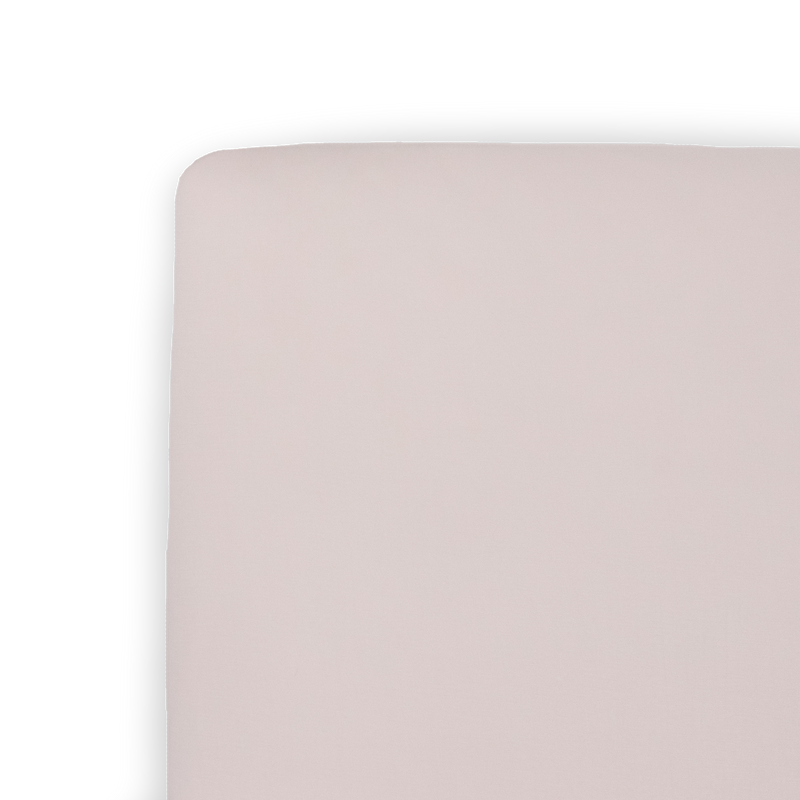 Little Unicorn Stretch Knit Crib Sheet - Soft Blush on crib mattress, soft fitted crib sheet for baby comfort and nursery style