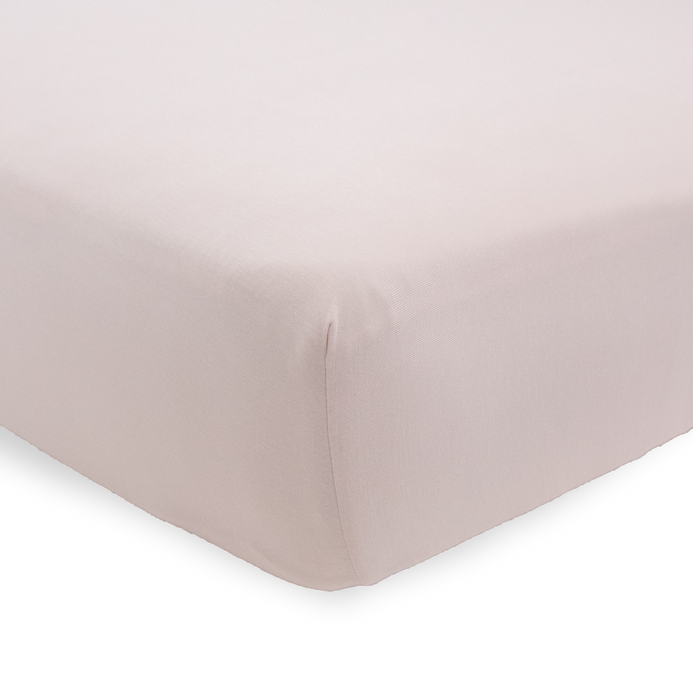 Soft Blush Little Unicorn crib sheet, organic cotton crib sheets perfect for girls or boys, breathable and cozy