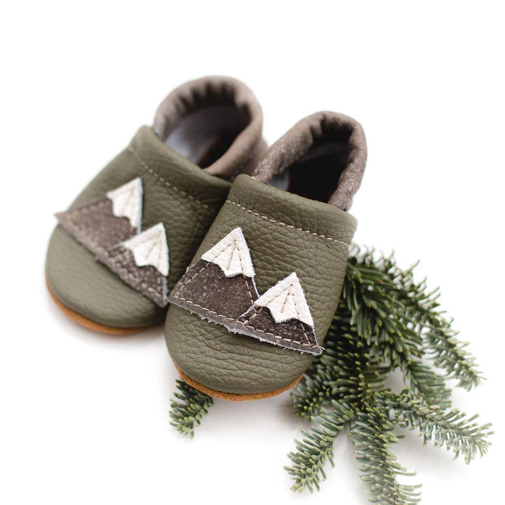 Starry Knight Lichen Mountain leather baby and toddler shoes