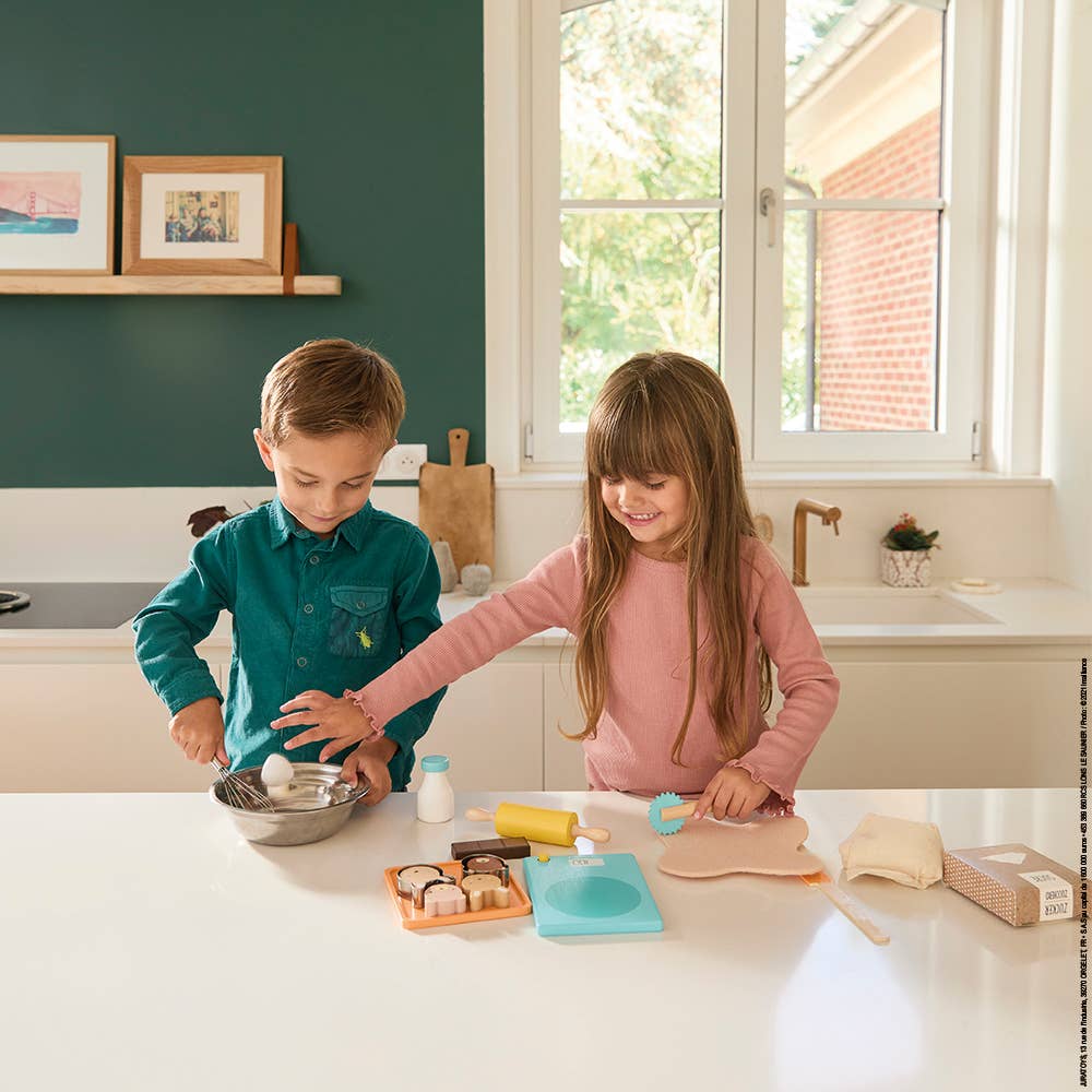 Janod My Pastry Workshop packaging box with bakery play set