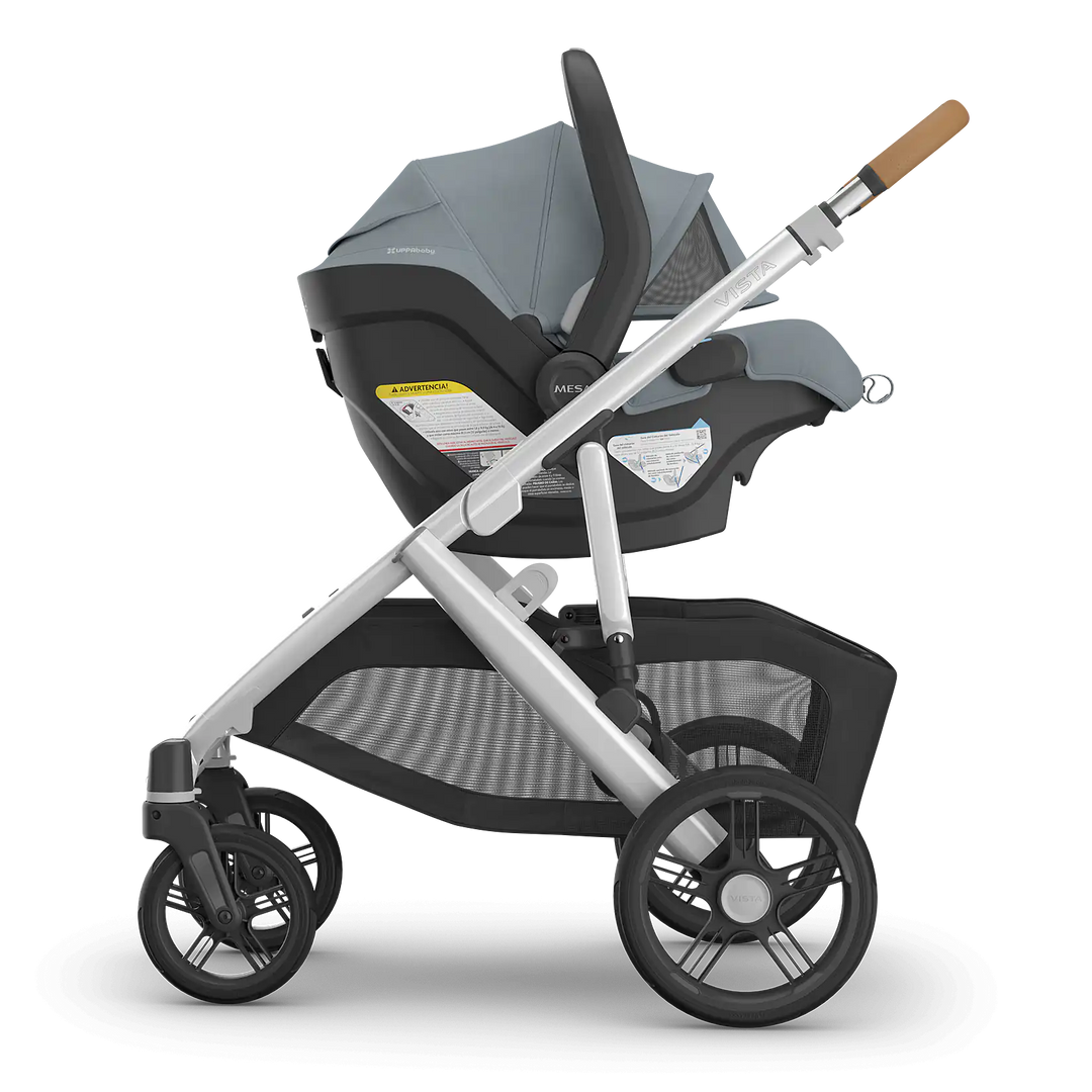 uppababy vista v3 frame with mesa v3 infant baby car seat callum