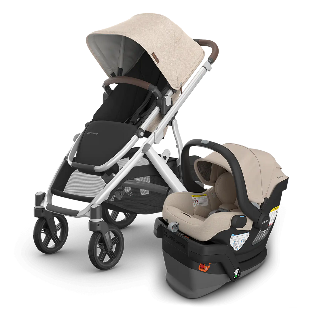 uppababy new vista v3 stroller and mesa v3 baby car seat travel system declan