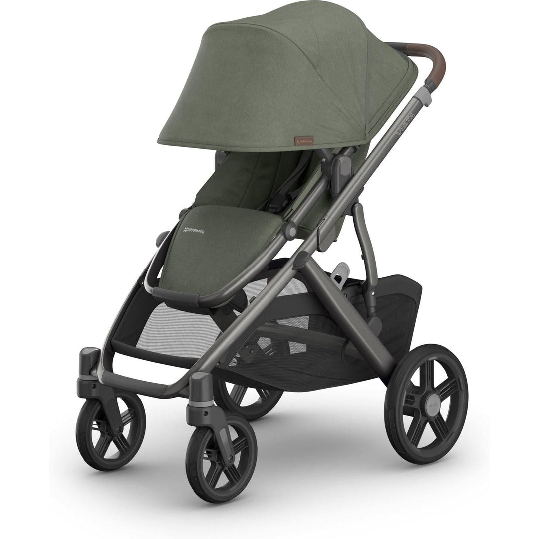 Left side with sunshade Evelyn Uppababy Vista V3 Stroller, stroller for growing families