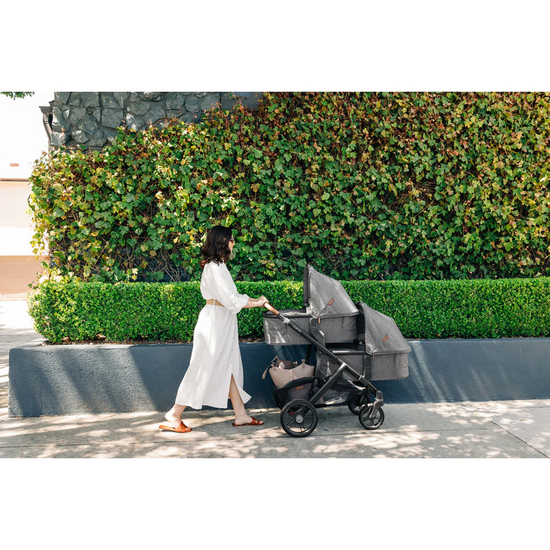 Uppababy V3 Bassinet in Greyson double stroller