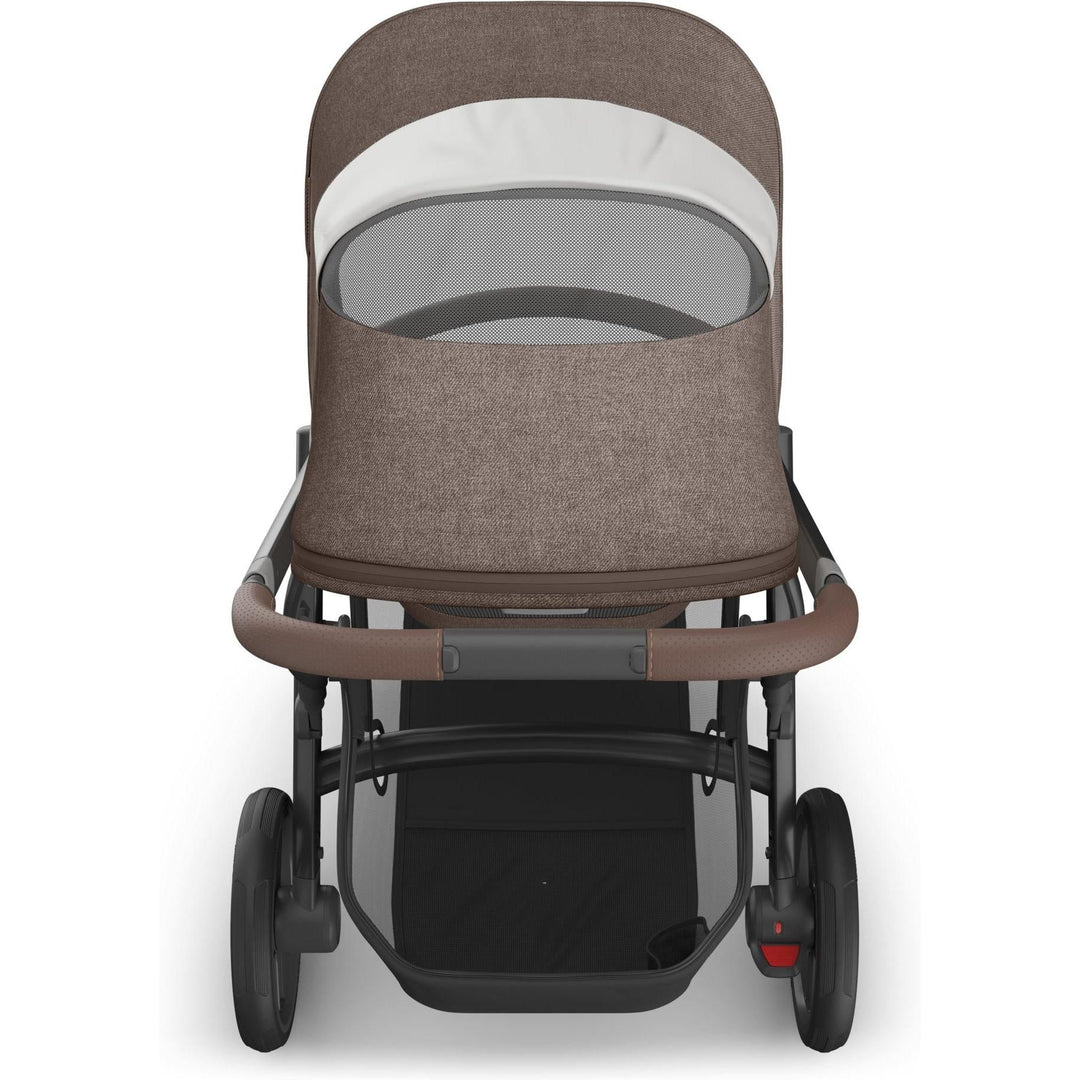 Top view with window Owen Uppababy Vista V3 Stroller, safe stroller for newborns
