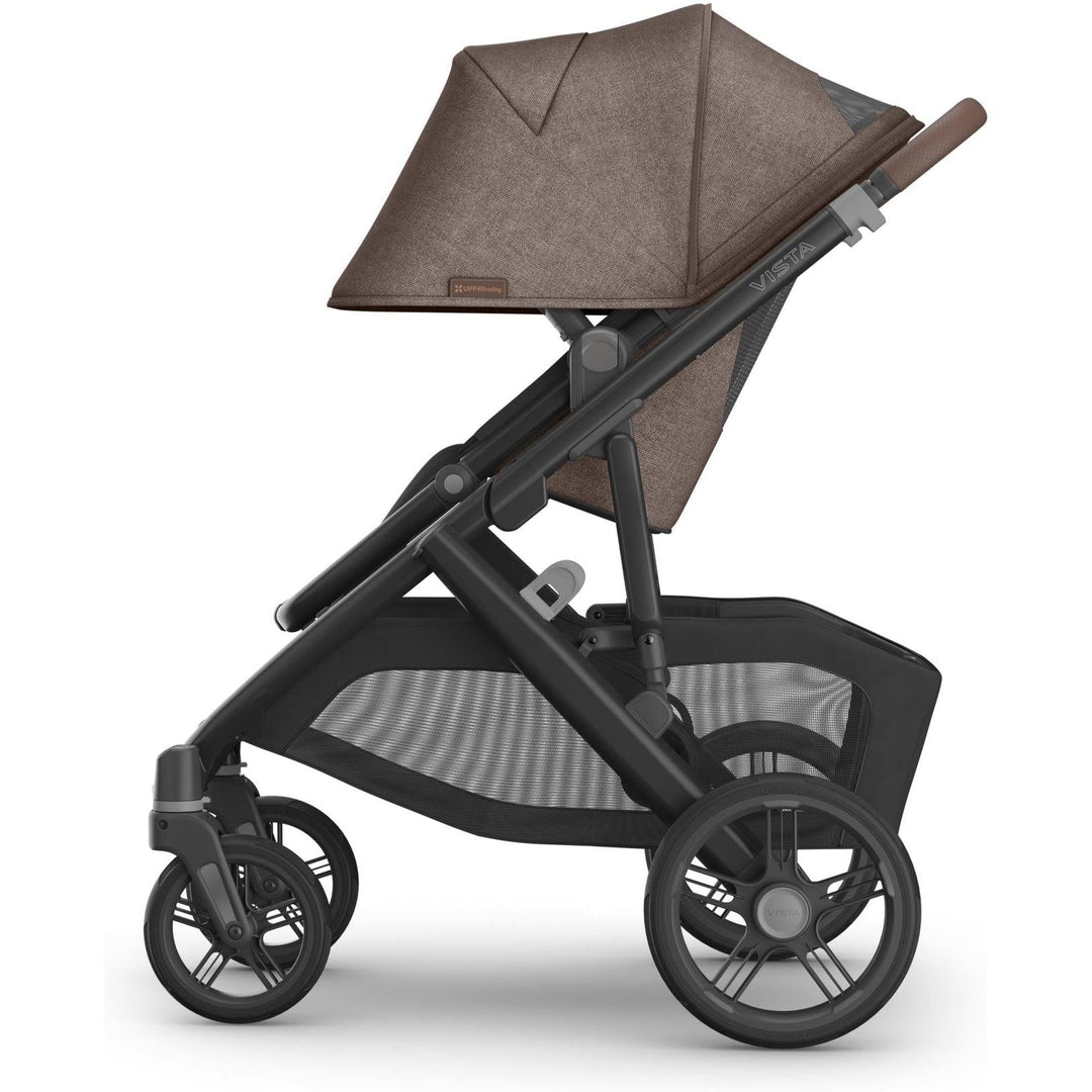 Left side with canopy Owen Uppababy Vista V3 Stroller, modular stroller for convenience