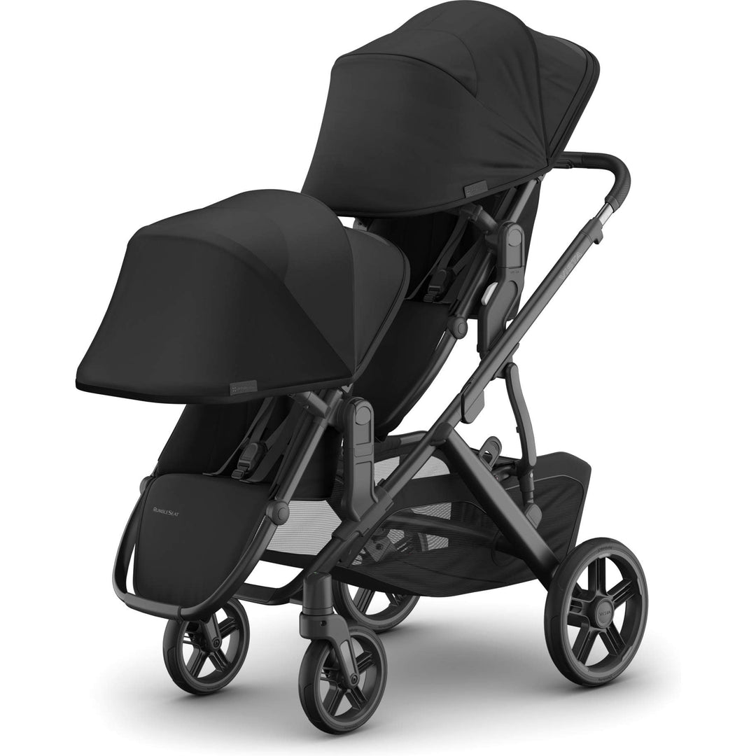 Double sunshade Jake UPPAbaby Rumbleseat V3, stroller seat travel system with full coverage