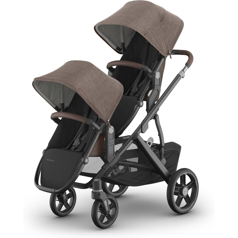 Double configuration Owen UPPAbaby Rumbleseat V3, travel system stroller with modular seating