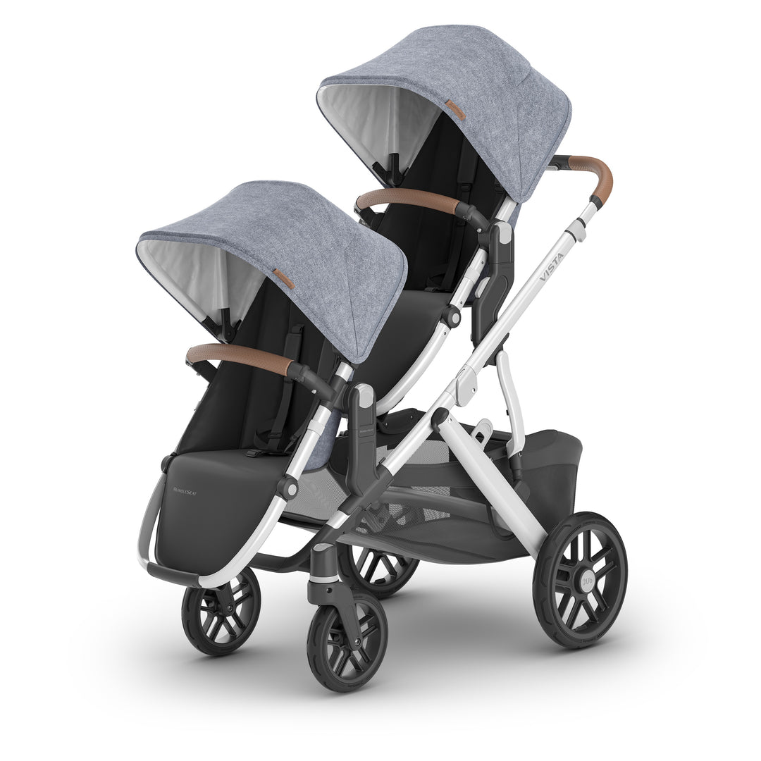 UPPAbaby Gregory Vista V2 stroller with rumble seats for twins