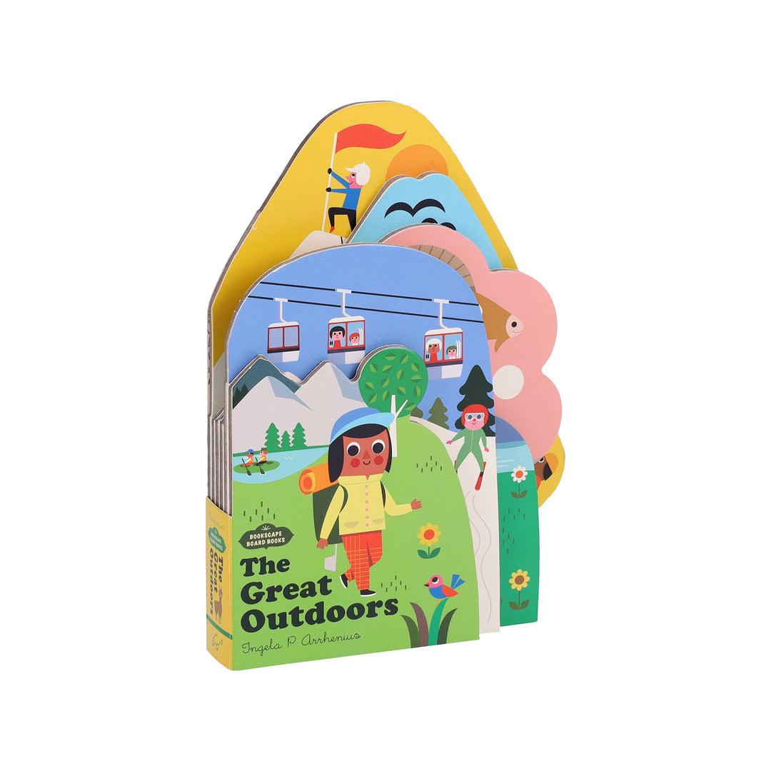 hero shot of layered children outdoor themed board book from chronicle books