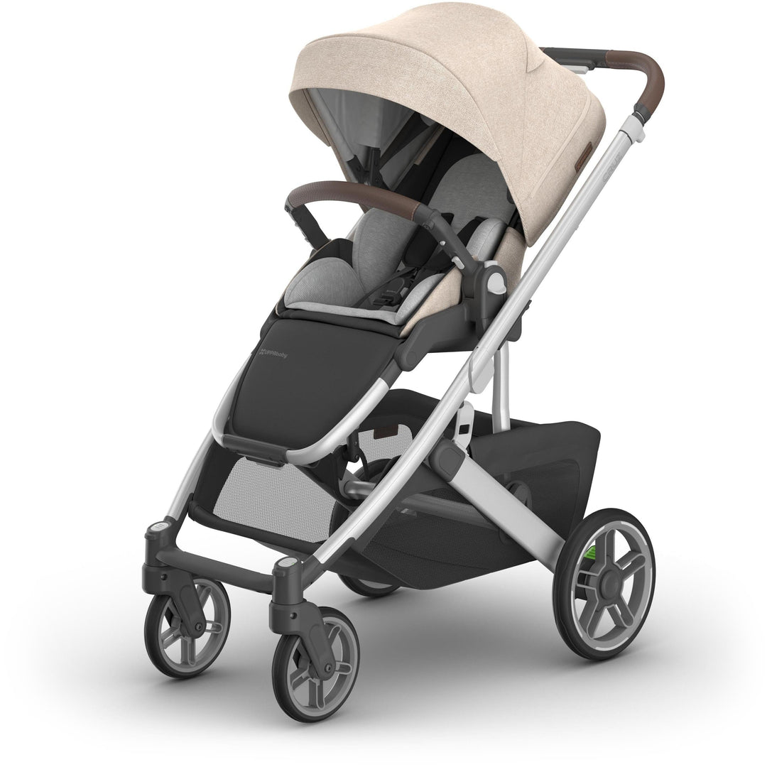 Seat insert displayed inside uppa baby  Cruz V3 Stroller Declan, offering newborn bassinet comfort and support for little ones