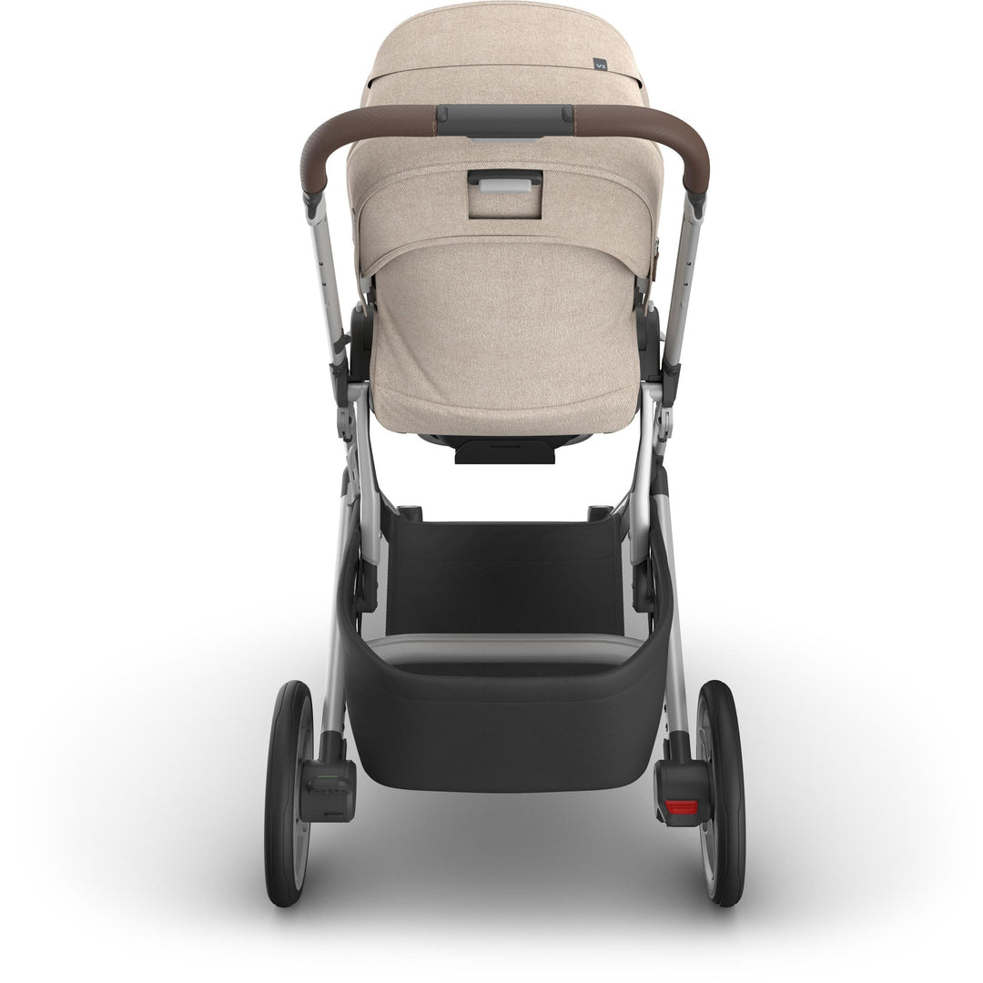 Back view of uppababy stroller cruz v3 Declan, built as the safest and best stroller for everyday adventures