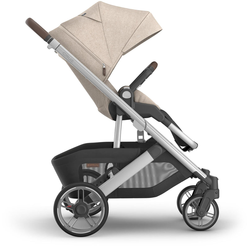 Right side profile of Uppababy stroller cruz v3 Declan, elegant and safe stroller choice for infants and toddlers