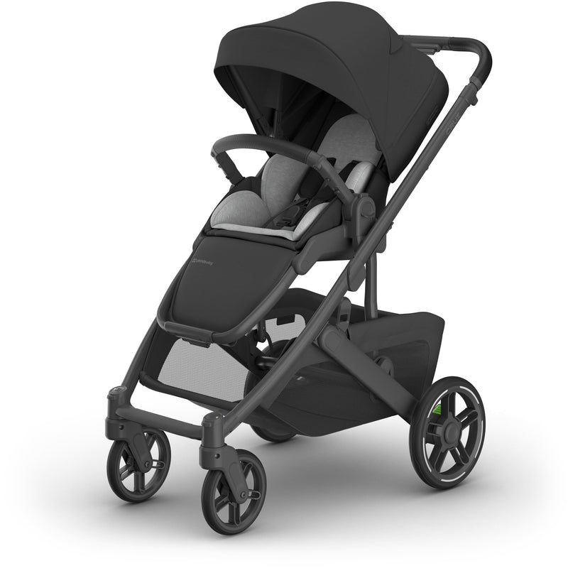 Seat insert detail inside Uppababy Cruz V3 Stroller Jake, offering newborn bassinet comfort and soft support