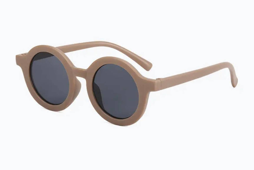 tan retro toddler boho and babe sunglasses