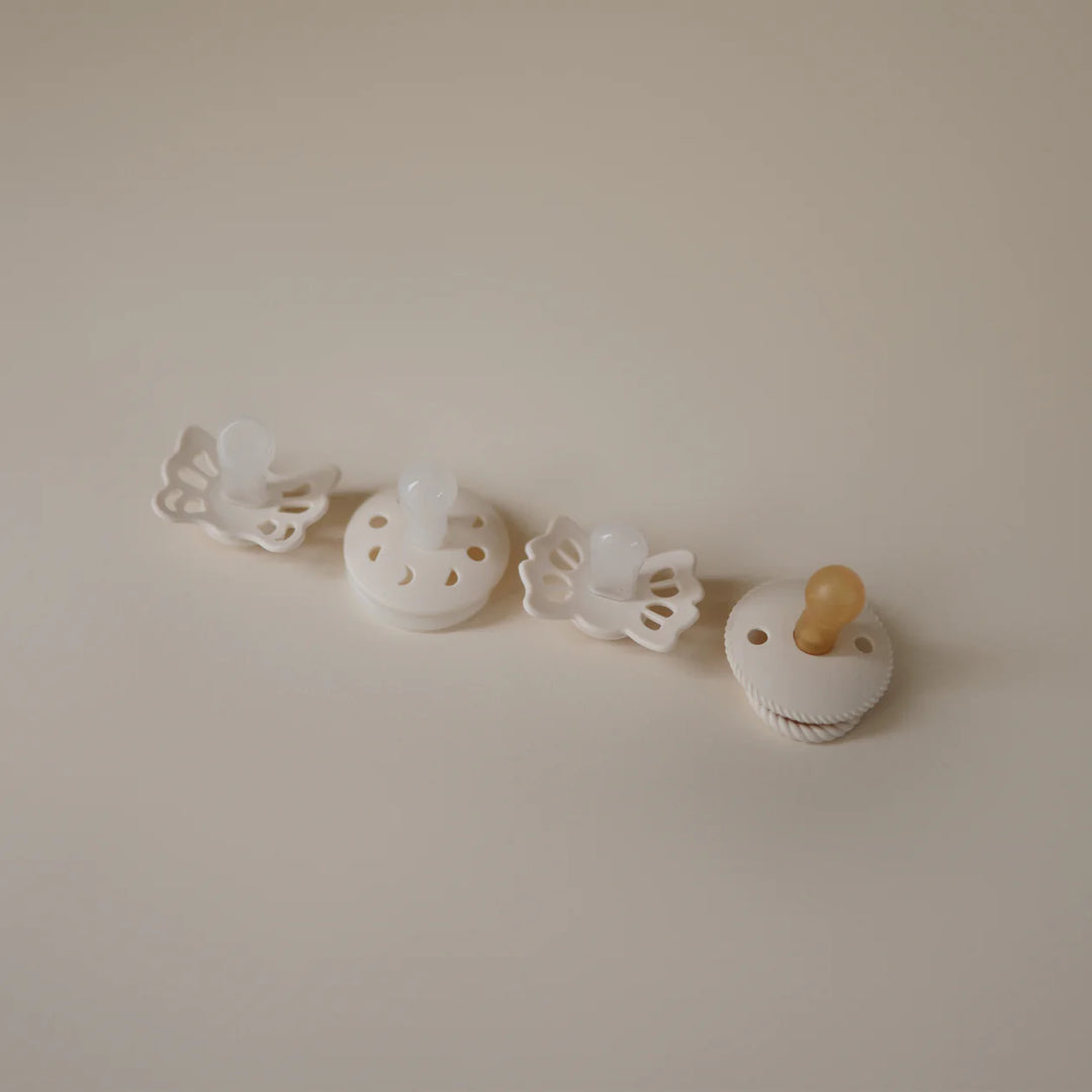 FRIGG Baby's First Pacifier | Moonlight Sailing Cream – Hazel & Fawn
