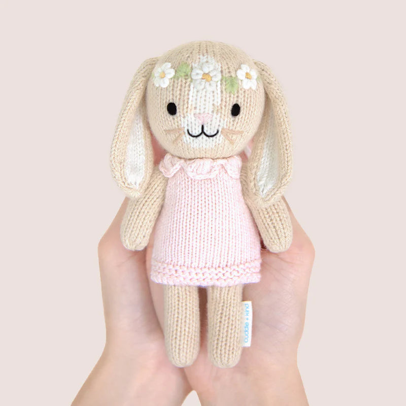 Gift special smiles with the Cuddle + Kind Tiny Animals Hannah the Bunny plush toys kids adore.