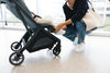 A must-have for jet-setting parents, the UPPAbaby Minu V3 in Dillan is the best travel stroller.