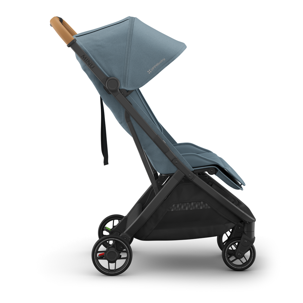 Travel light with the UPPAbaby Minu V3 in Dillan, the best stroller for family adventures.