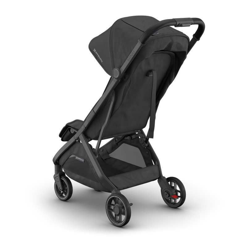 Umbrella stroller UPPAbaby Minu V3 Jake, rear view, compact and easy to fold for convenience.