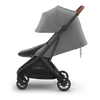 Side left features of UPPAbaby Minu V3 Greyson Ð the ideal toddler stroller for comfort.