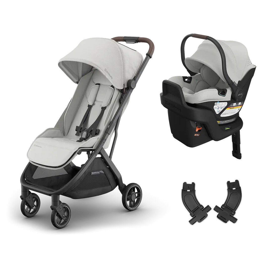 uppa baby savannah pearl grey white infant car seat aria v2 minu v3 travel system