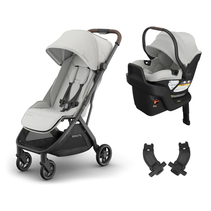 uppa baby savannah pearl grey white infant car seat aria v2 minu v3 travel system
