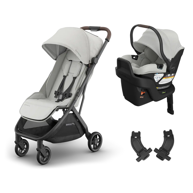 uppa baby savannah pearl grey white infant car seat aria v2 minu v3 travel system