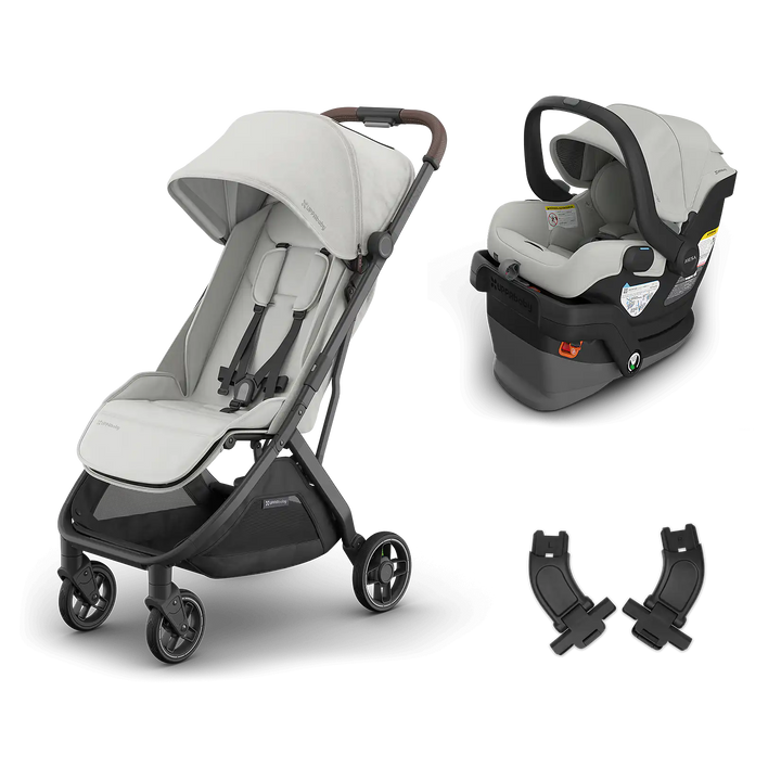 uppababy mesa white Uppababy MINU V3 Stroller + Mesa V3 Travel System – Hazel & Fawn