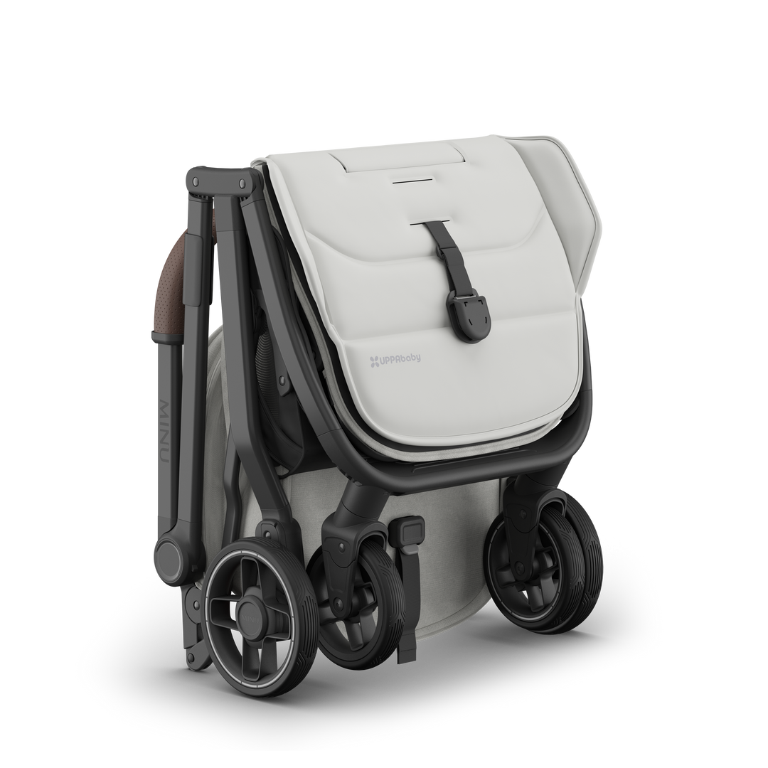 Featuring a modern design, the Savannah UPPAbaby Minu V3 is a versatile stroller.