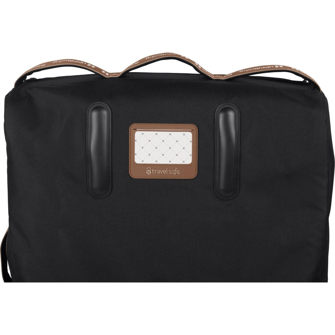 UPPAbaby Kona stroller travel bag, luggage tag pocket detail
