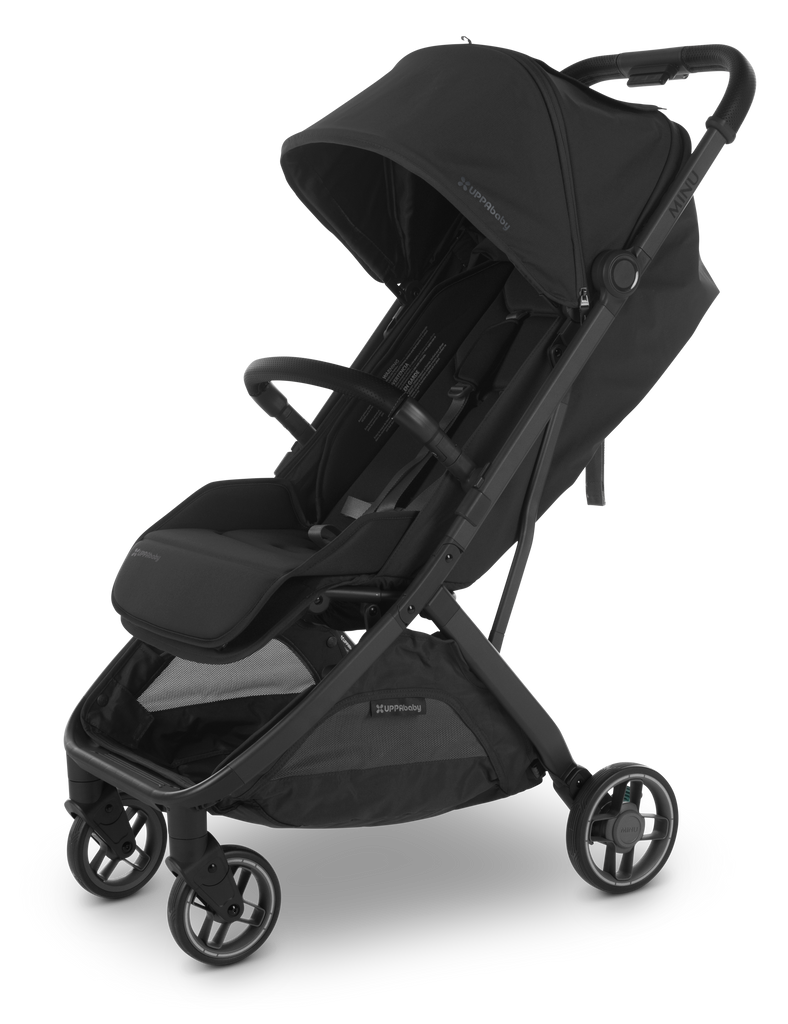 UPPAbaby Minu V3 Bumper Bar in Black Ð Improve your travel stroller with this sleek bumper bar, designed for comfort and style.