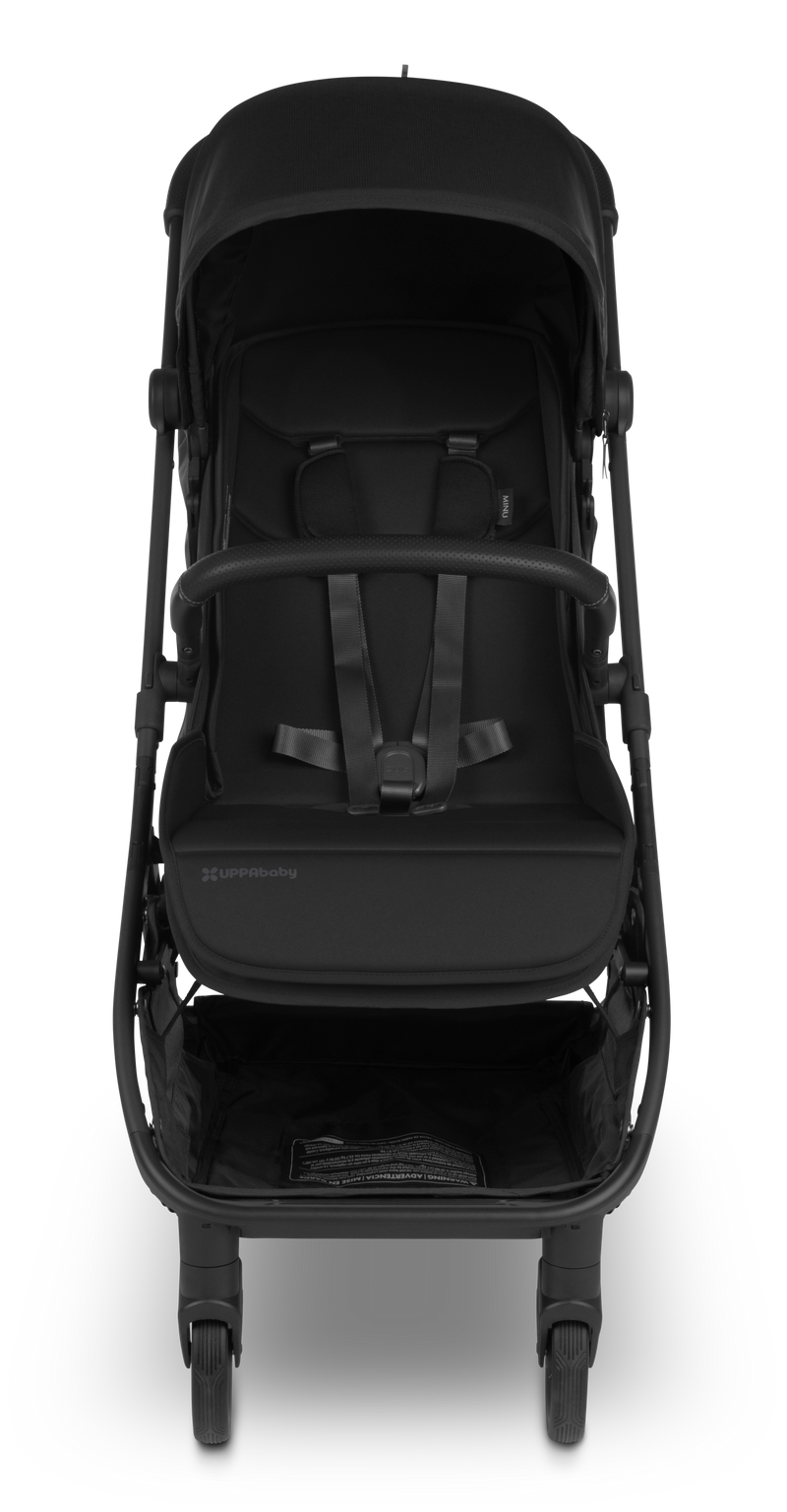 UPPAbaby Minu V3 Bumper Bar in Black Ð A must-have for your best stroller, offering added security and comfort for your little one.