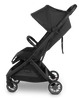 Side view of Black UPPAbaby Minu V3 Bumper Bar Ð This stroller accessory enhances the ease of use of your lightweight stroller.