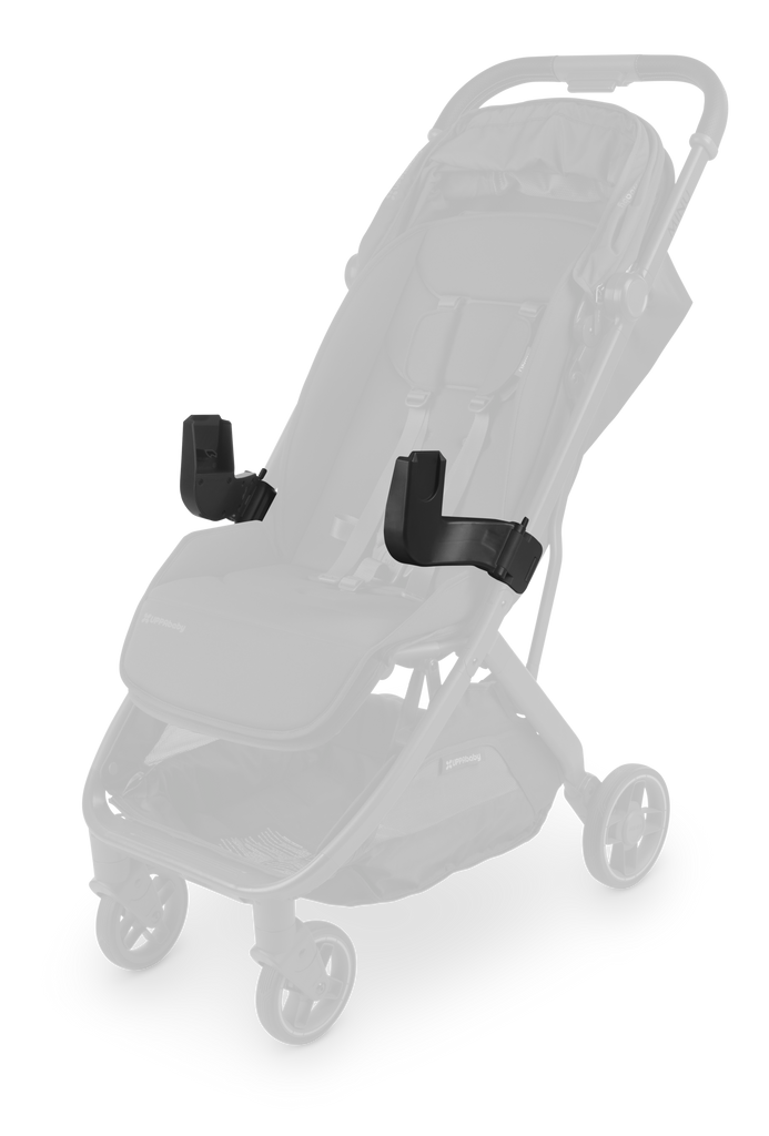 Streamline your travel stroller experience with UPPAbaby Minu V3 Car Seat Adapters in Grey.