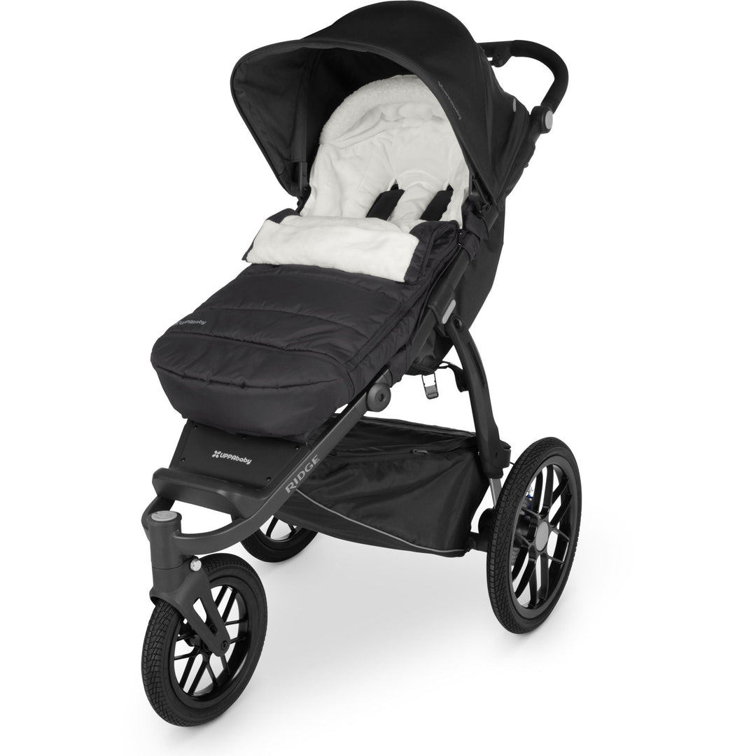The UPPAbaby CozyGanoosh in Jake adds warmth and style to your rideÑperfect UPPAbaby stroller accessory.
