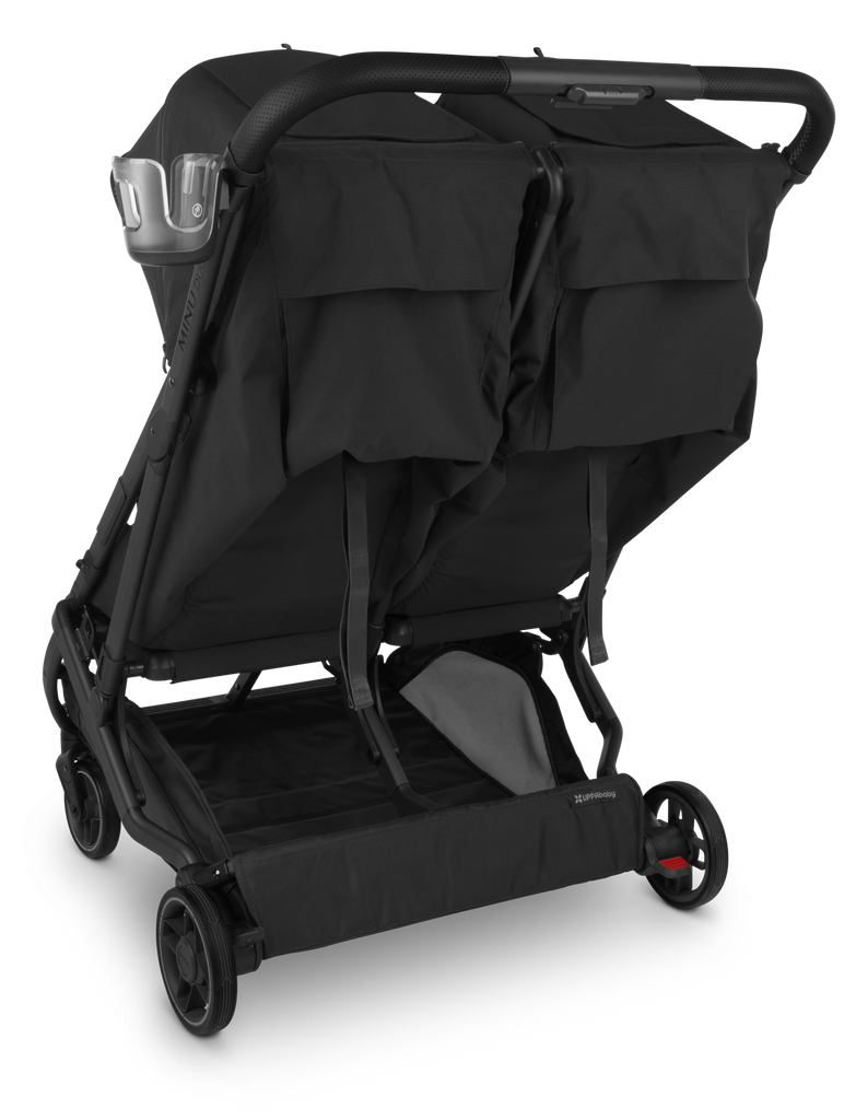 UPPAbaby Minu V3 Cup Holder from the back, showing simple installation on your baby stroller for ultimate convenience.