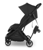 UPPAbaby Minu V3 in Magic Black, a travel stroller with one-hand fold and premium features.