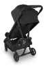 Travel in style with the UPPAbaby Minu V3 in Magic Black, an umbrella stroller with a sleek design.