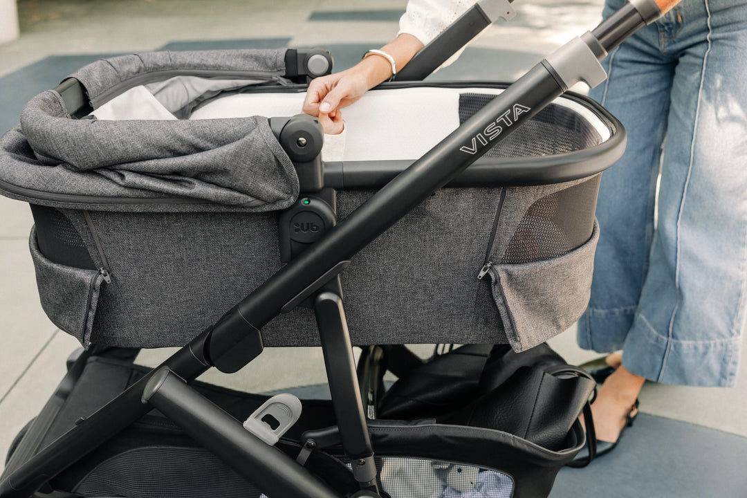 Uppababy V3 best bassinets in Greyson for uppababy vista stroller