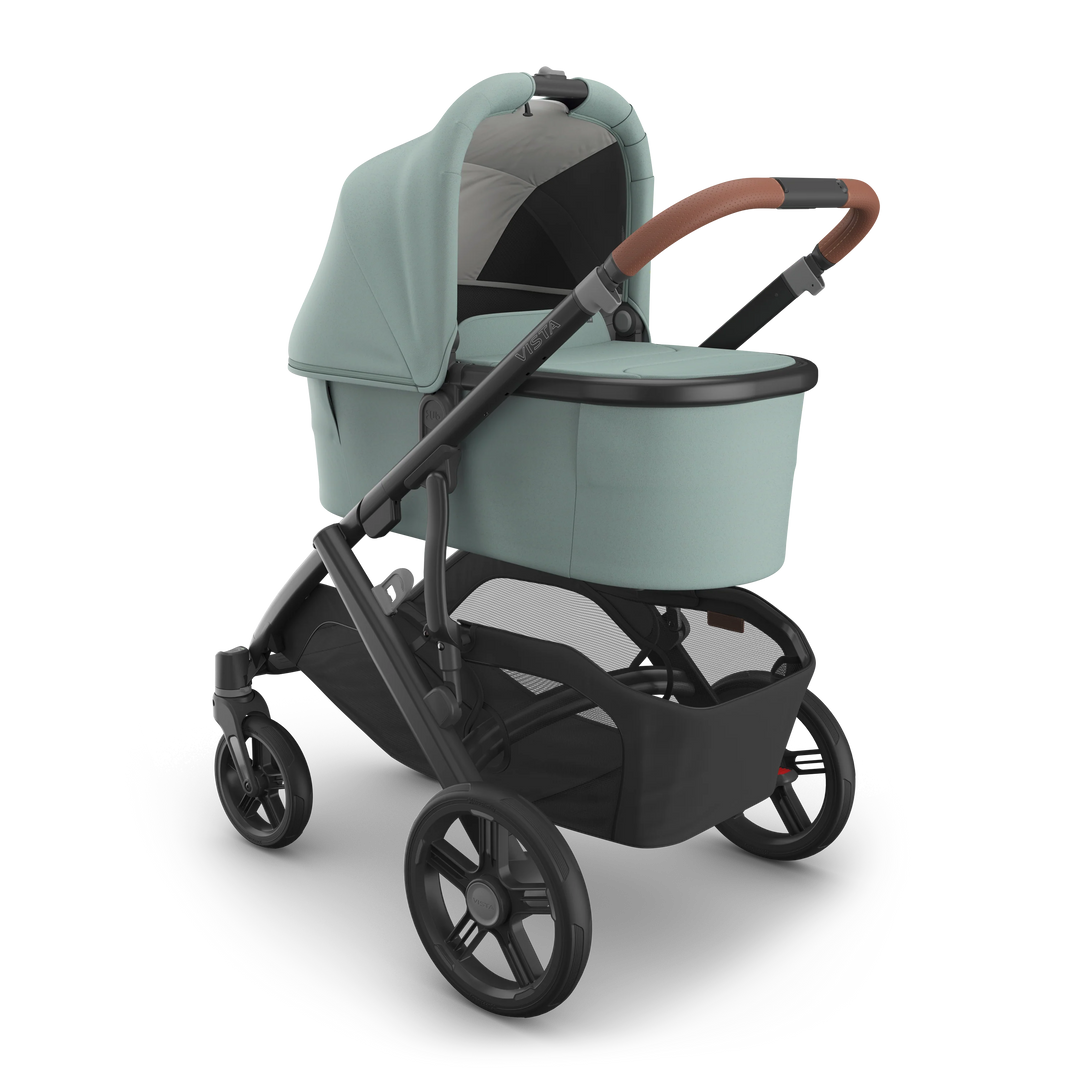 Uppababy vista stroller with bassinet in Kanzi