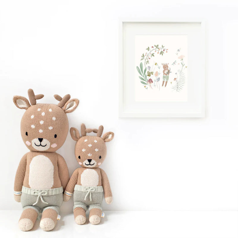 Playful Cuddle + Kind Elliot the Fawn plushies make heartwarming keepsakes for little ones.