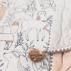 Parker Fitted Crib Sheet in Leaf by Crane Baby, perfect for adding a touch of nature to your nursery.