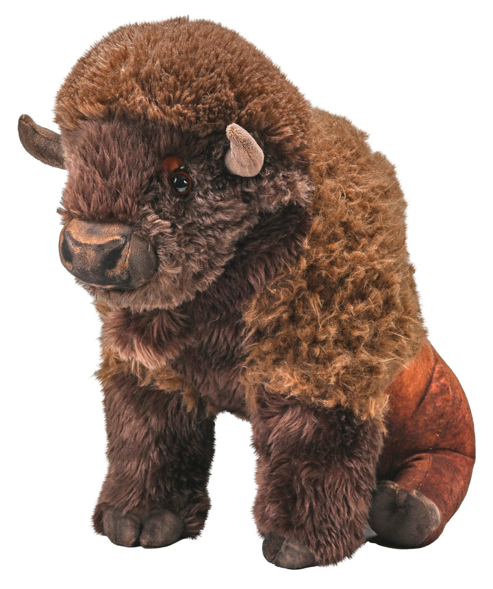 Soft and cuddly, the Wild Republic Artist Bison Stuffed Animal 15" makes a perfect plushie for kids and collectors.