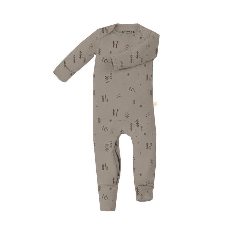 Cozy Gunamuna Convertible Baby Pajamas in National Park, ideal baby boy pajamas for night and day comfort.