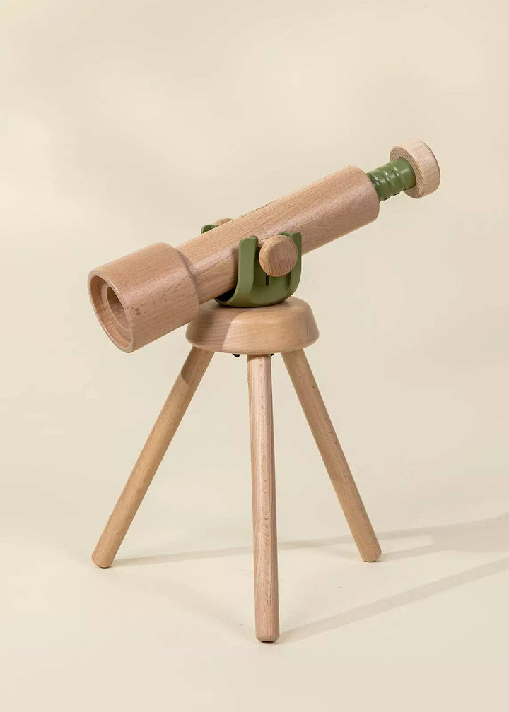 Wooden Tripod Telescope – 15x Zoom