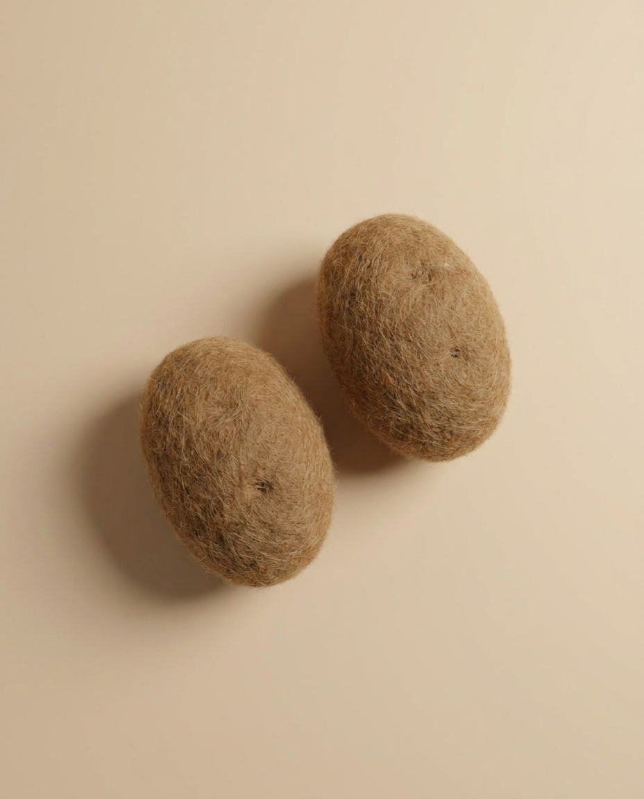 Kaddu Felt Potato Vegetable Play Food, handmade wool toy for toy kitchens