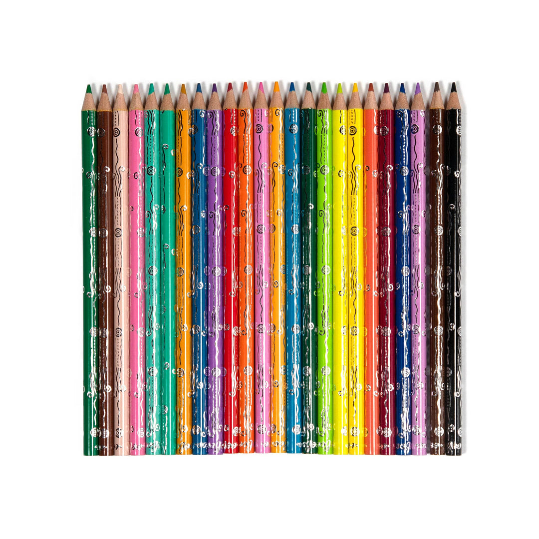 eeBoo Tidepool 24 artist-quality watercolor pencils opened box art supplies gift
